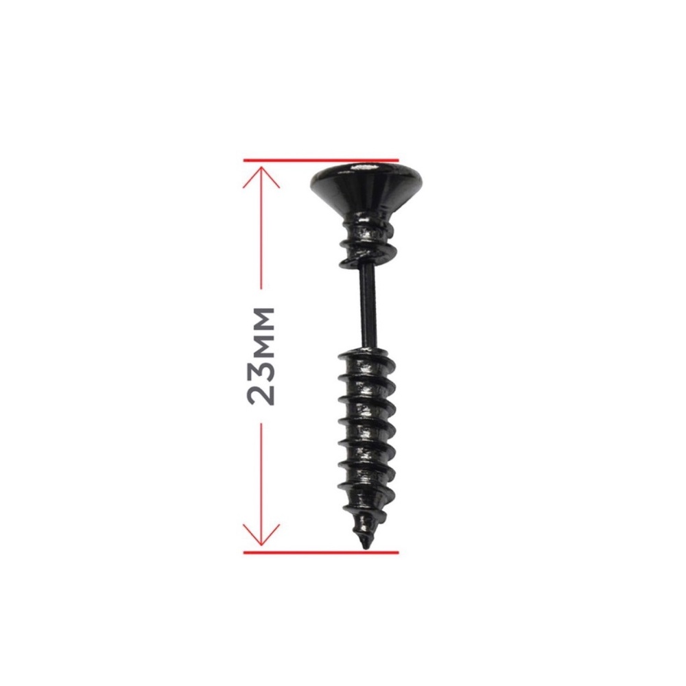 Any 4/$25! Black Screw Stud & Jacket Earrings - Picture 7 of 9